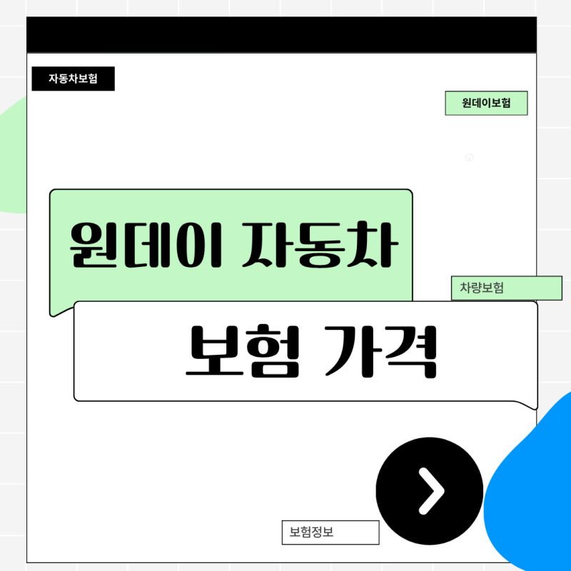 원데이 자동차보험 가격 비교 및 나이별 할인 혜택 총정리 (하루 운전 기준)