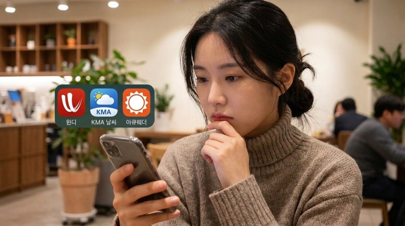 장마철 날씨 어플 추천 : 기본 앱 맨날 틀려서 화날 때 까는 BEST 3