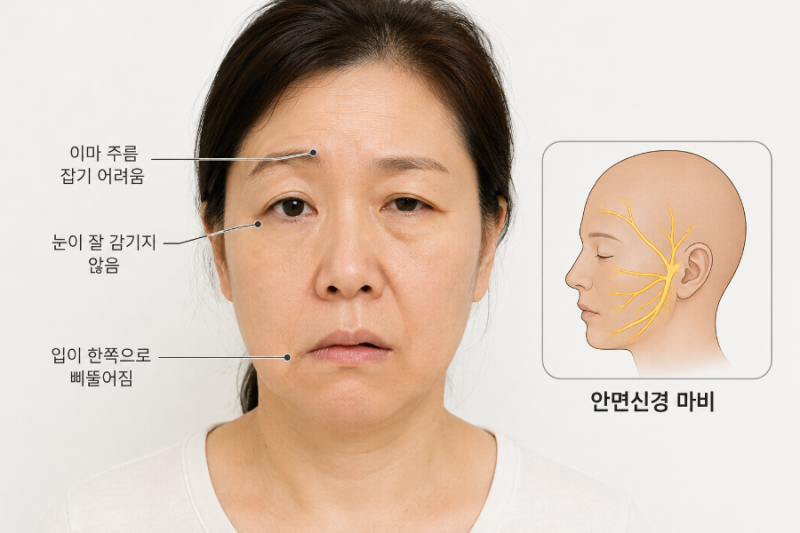 "갑자기 눈이 안 감기고, 입이 한쪽으로 돌아갔다면?" 골든타임을 놓치지 마세요. '구안와사'....