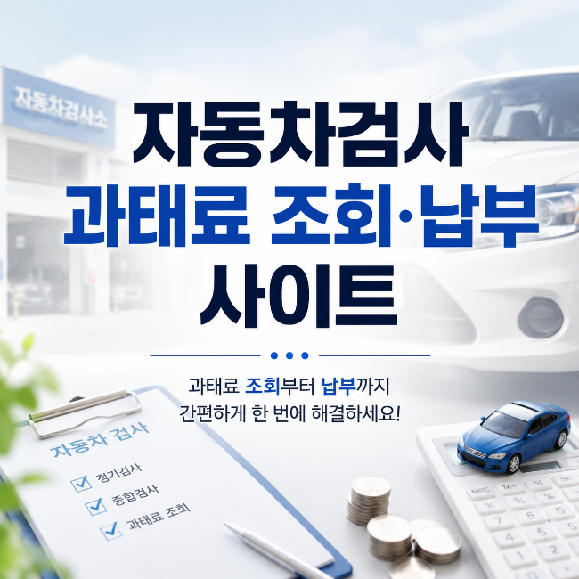 자동차검사 과태료 조회 납부 사이트 어디서 확인할까?