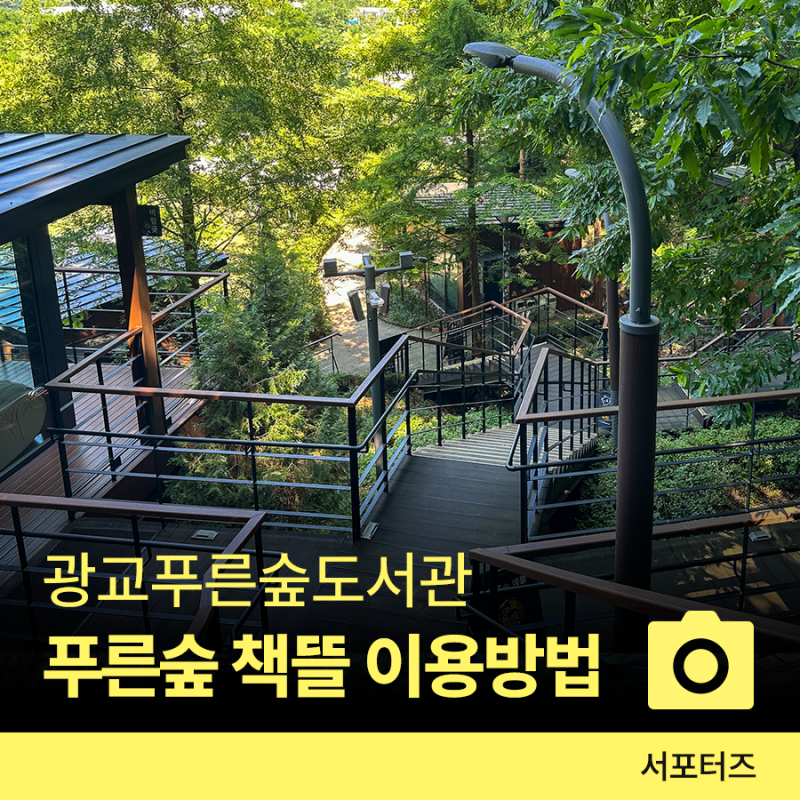 나만의 숲속 도서관에서 책 읽는 시간, 아이와 함께 가기 좋은 광교 푸른숲책뜰 ☆