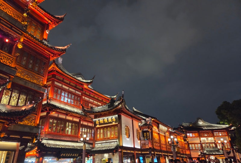 [상해여행] 상하이 야경 스팟 예원(Yuyuan)ㅣ점등시간 및 밤 산책