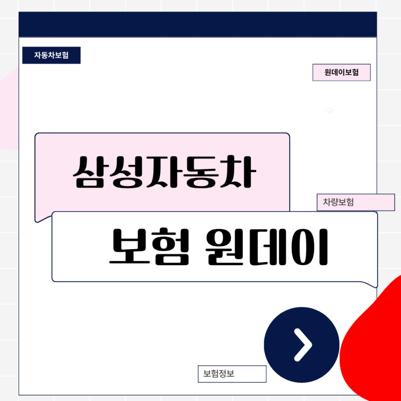 삼성자동차보험 원데이 하루 가입으로 타인 차량 안심 주행하는 비결