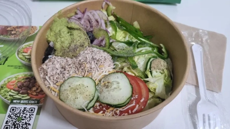 서브웨이 참치 아보카도 샐러드 가격&칼로리&영양성분 후기