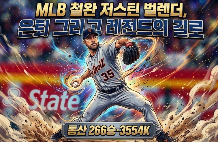 MLB '철완' 저스틴 벌랜더 은퇴 선언, 21년 위대한 여정의 마침표