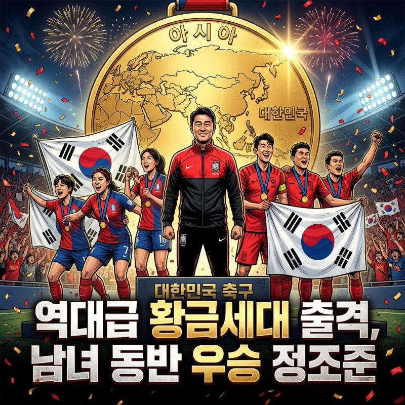 아시안게임 축구대표 여자 남자 최종 명단 발표! 유럽파 역대급 스쿼드 일본 잡는다