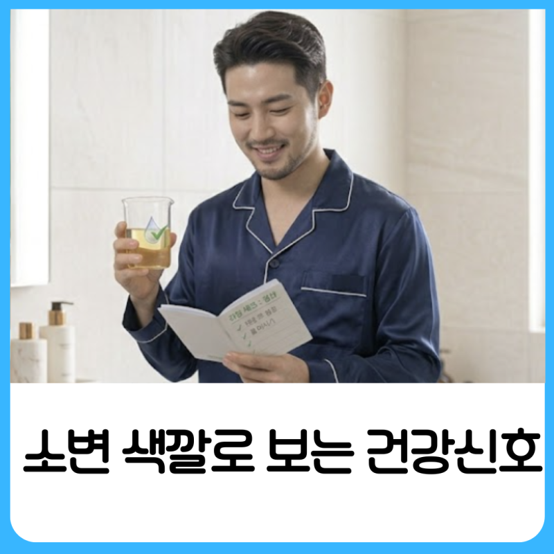 소변 색깔로 보는 건강 상태 내 소변은 정상일까?