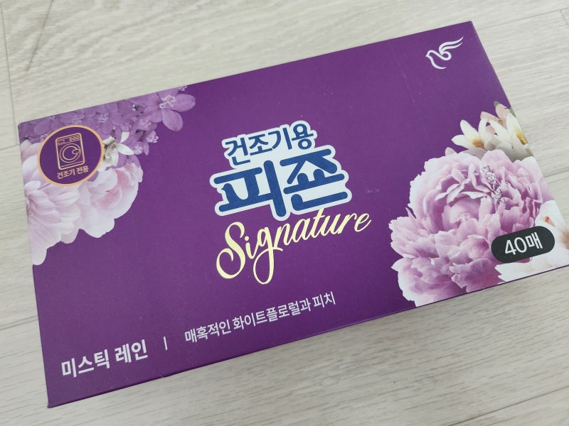향 좋은 건조기용 섬유유연제 피죤 미스틱 레인