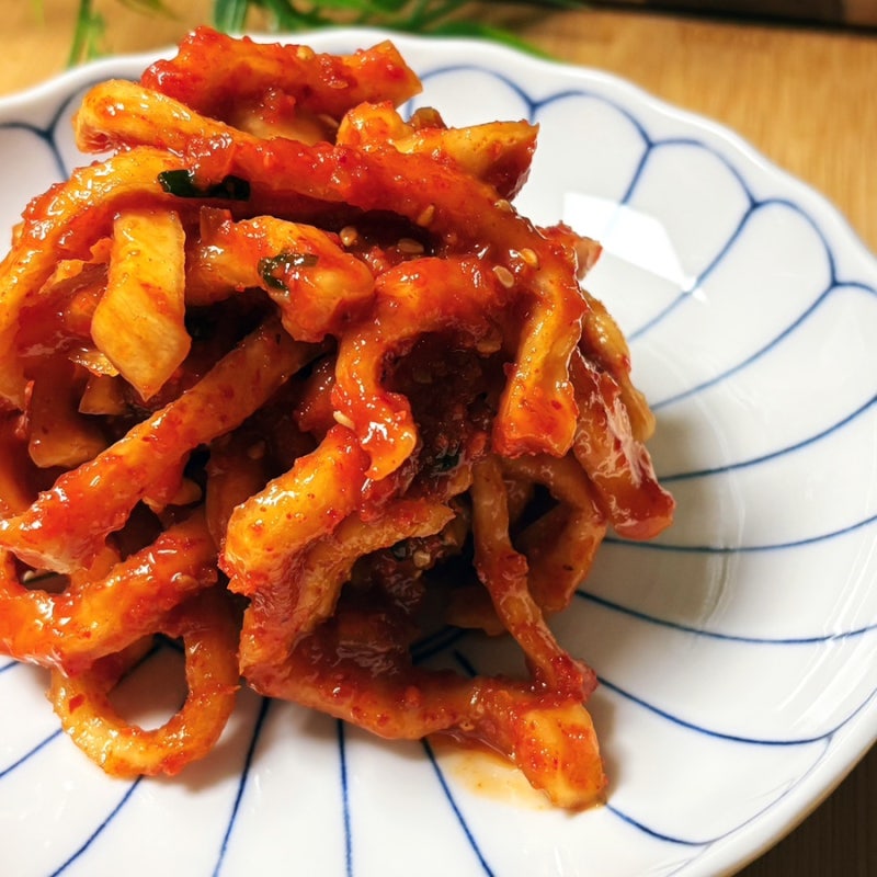 보쌈 무김치 만들기 꼬들꼬들 식감 만드는 비법