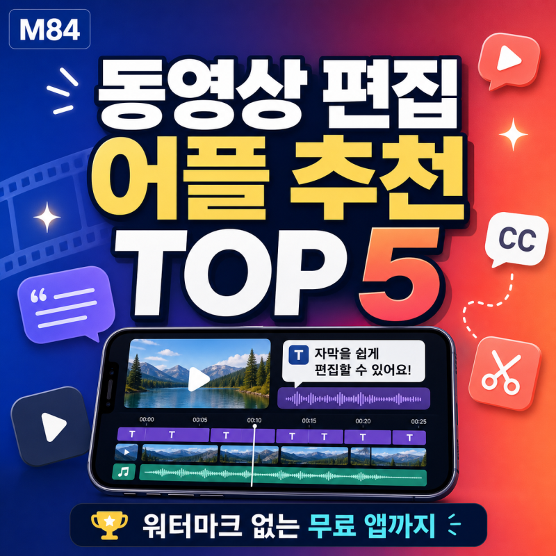 동영상 편집 어플 추천 TOP 5 — 캡컷·VLLO부터 워터마크 없는 무료 앱까지