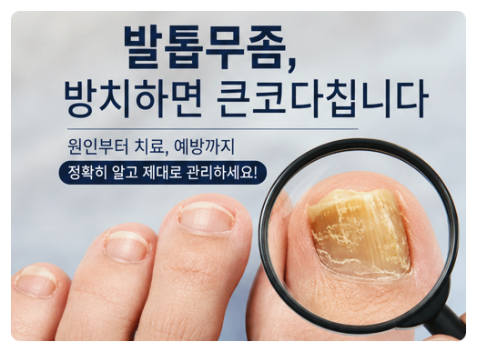 발톱무좀 치료기간이 긴 이유, 알고 보니 이것 때문이었습니다