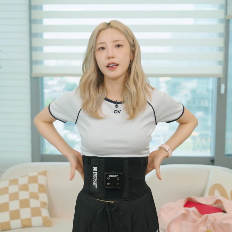 에르고바디 텐미닛벨트 전효성 처진뱃살 관리 내돈내산 솔직 후기