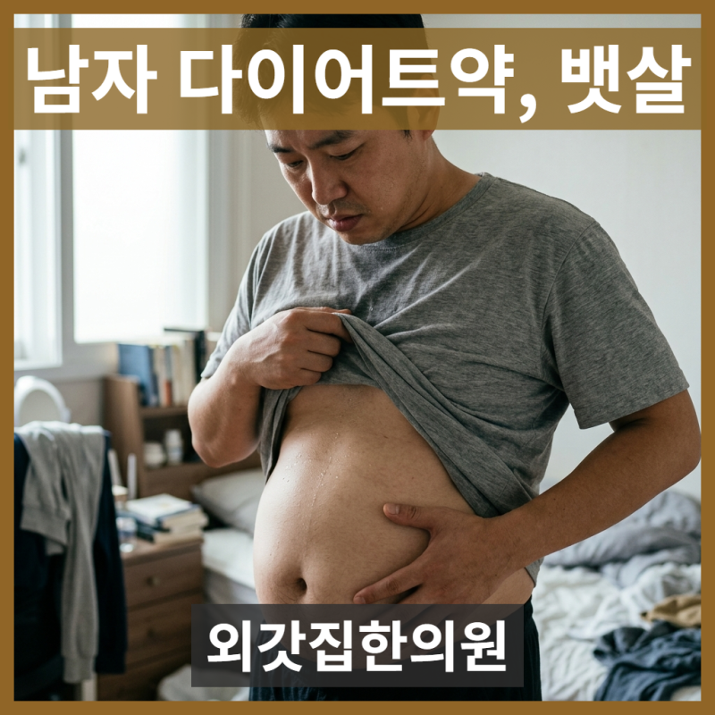 남자다이어트약, 술배와 내장지방 고민이라면 알아야 할 것들