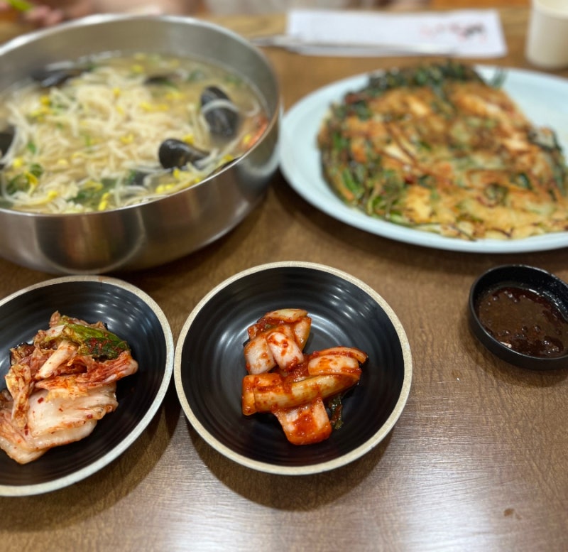 대구 송해공원 맛집 김태희옛날손국수 파전과 해물칼국수의 완벽한 조합!