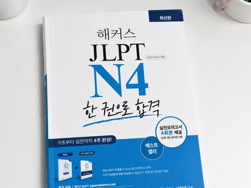 해커스 JLPT N4 한 권으로 합격 후기｜실제 시험까지 본 솔직한 교재 리뷰