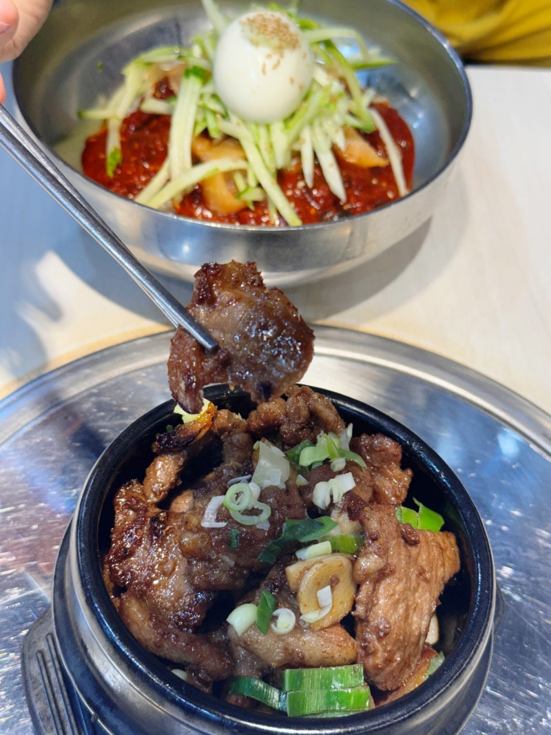 [서산 식당] 10,900원의 갓성비! 명륜진사갈비 점심특선 (냉면+뚝불고기+셀프바) 솔직 후기