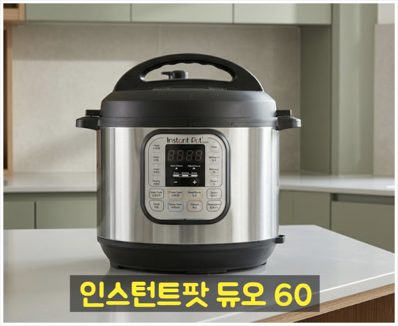 인스턴트팟 듀오 60, 몇 년째 쓰고 있는 솔직 후기