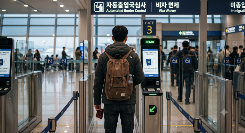 자동출입국심사 등록방법, 공항에서 줄 안 서고 통과하는 법
