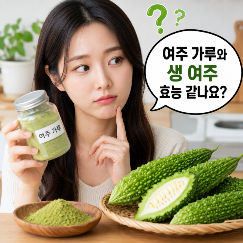 여주 가루 효능 먹는법 총정리 혈당 관리와 부작용 생여주 효능차이?