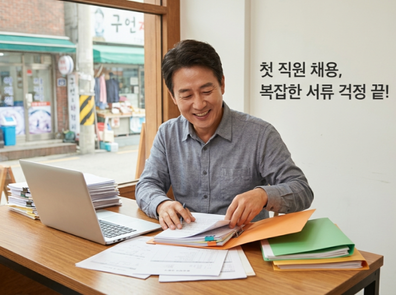 혼자서 채용까지 해결하는 개인사업자 첫 직원 채용 4대보험 완벽 가이드