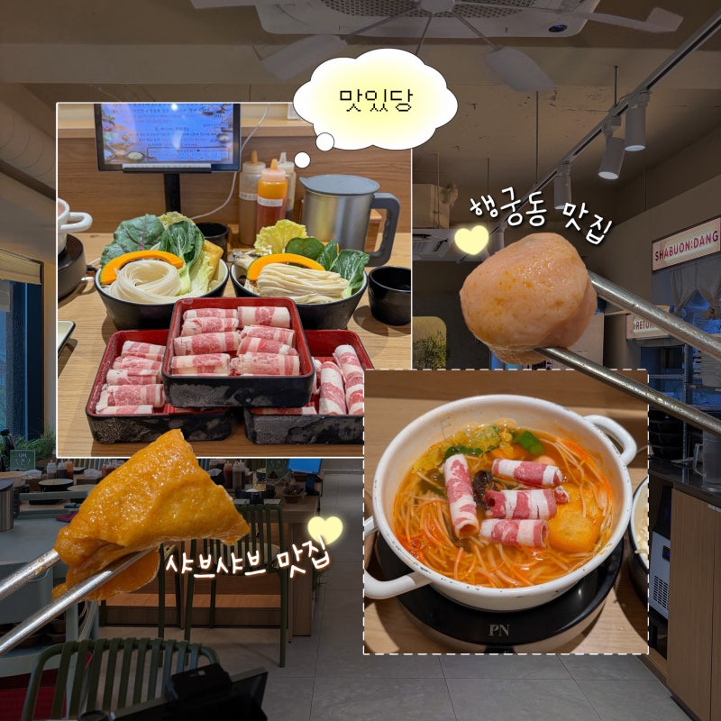 행궁동 맛집 샤브온당 수원행궁점｜혼밥하기 좋은 1인 샤브샤브 (feat.뷰맛집)