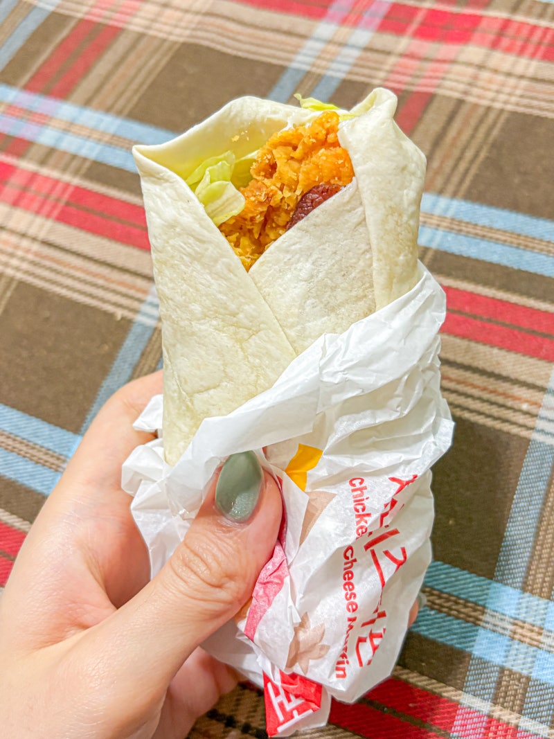 맥도날드 상하이치킨 스낵랩 단백질 칼로리 맥날 다이어트 메뉴 가능!