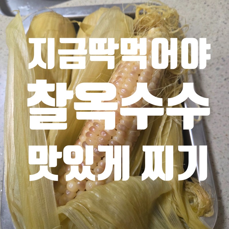 전기밥솥 옥수수 찌는 방법｜찰옥수수 더 쫀득하게 삶는 법, 여름 생옥수수 인터넷주문 후기