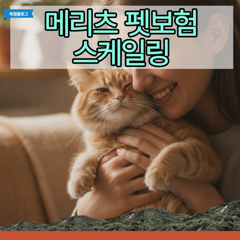 메리츠 펫보험 스케일링 보장되는 항목과 20만원 아끼는 청구 전략