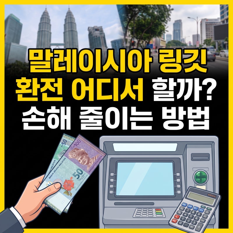 말레이시아 여행 환율｜링깃 환전 어디서 할까? 손해 줄이는 방법