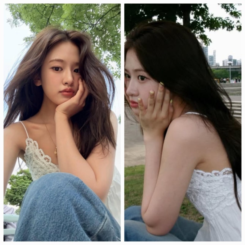 안유진 스타일링 근황 화이트 레이스 원피스 나이 프로필