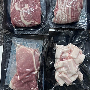 국내산 생대패목살 더푸주한 제육볶음 김치찌개 목살구이