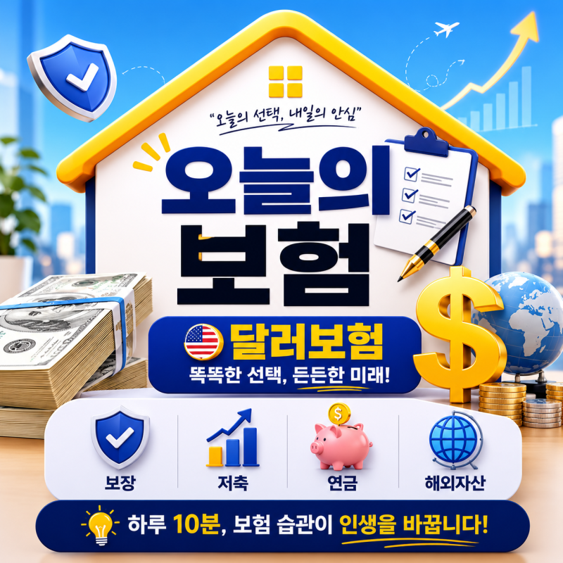 달러보험, 정말 괜찮을까? 장단점과 가입 전 ✅ 체크포인트