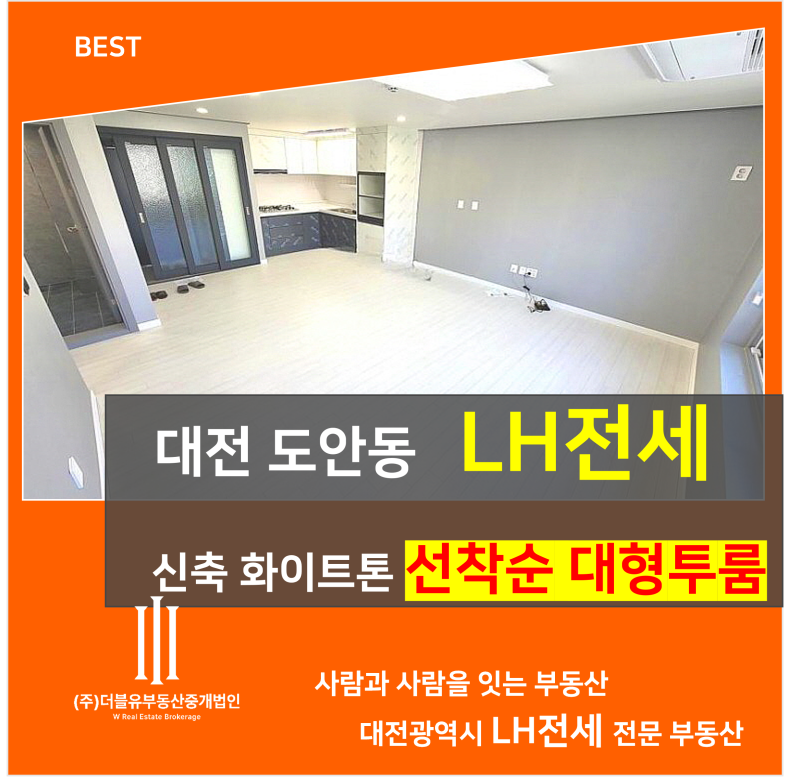 먼저 보신분이 임자 초신축 순백톤 대전 도안동 lh 전세 투룸