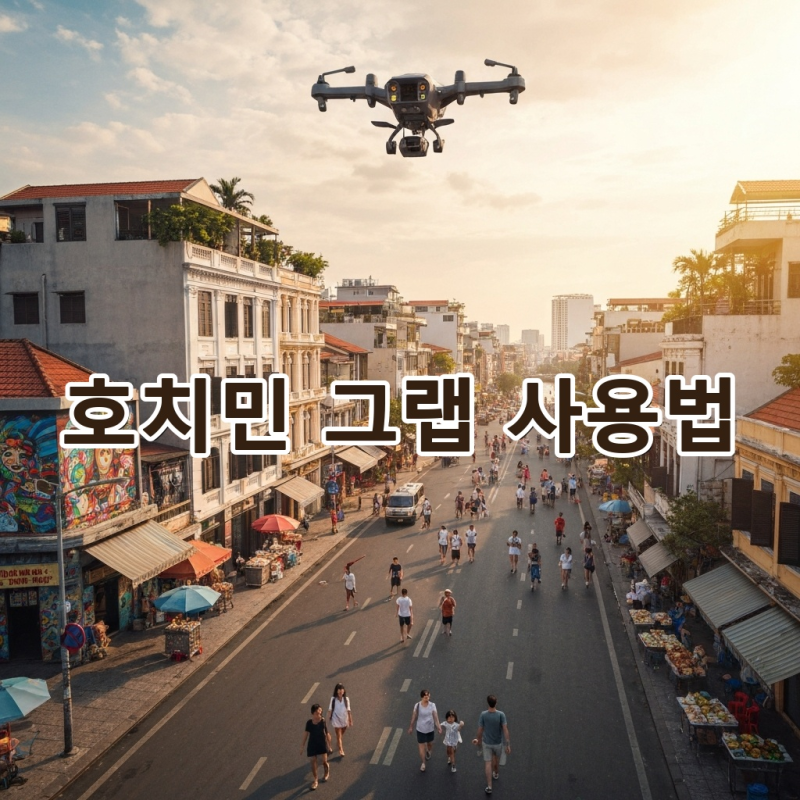 베트남 호치민 여행 초보 필수 꿀팁 그랩 사용법 완벽 정리