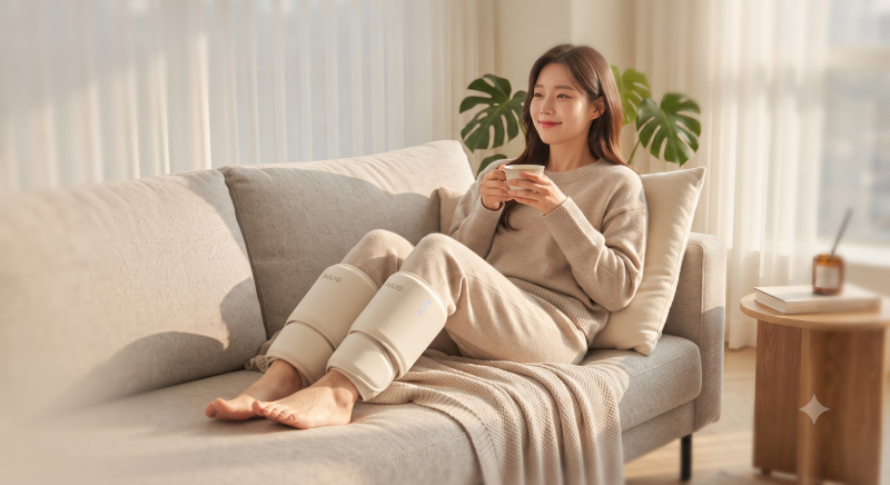 퇴근 후 힐링 템 다리 붓기 싹 빼주는 PULIO 사용법