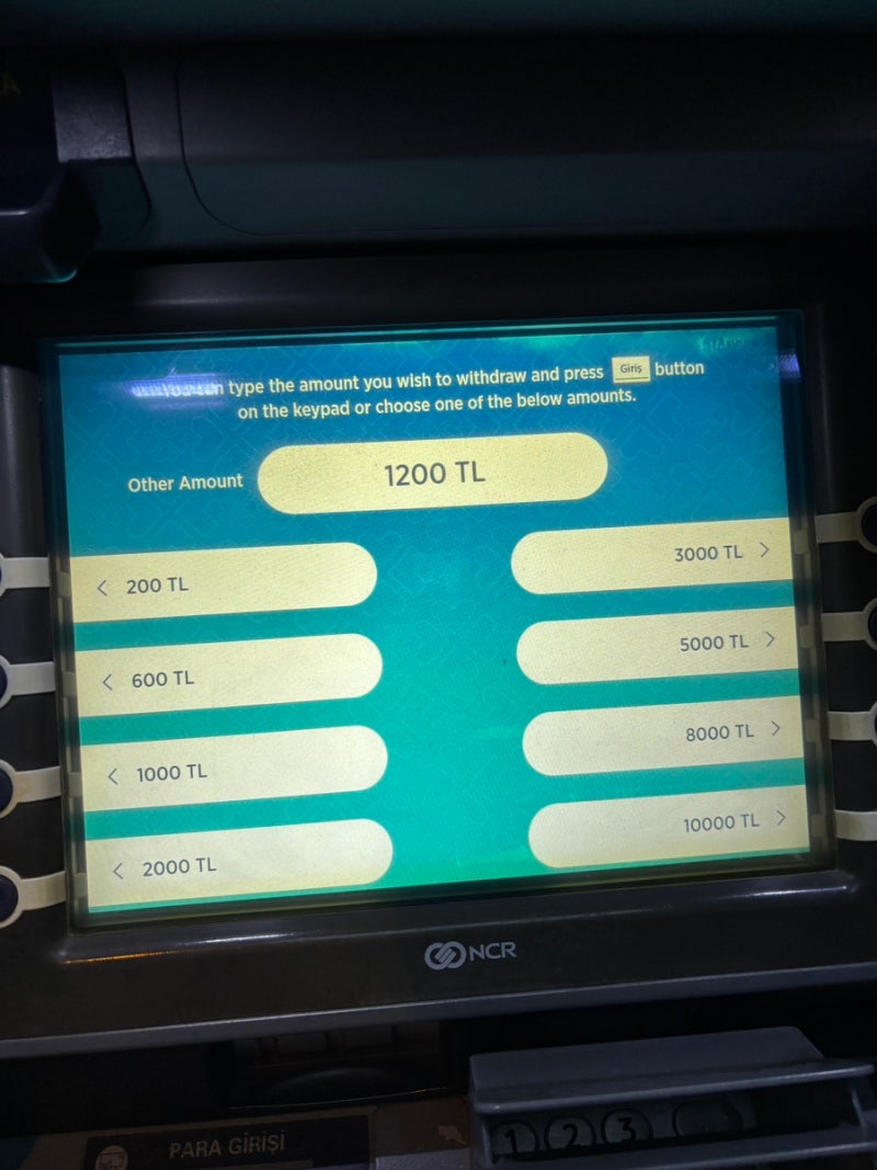 튀르키예 터키 ATM 수수료 무료 현금 인출 꿀팁, 지라트ziraat 수수료 생겼습니다
