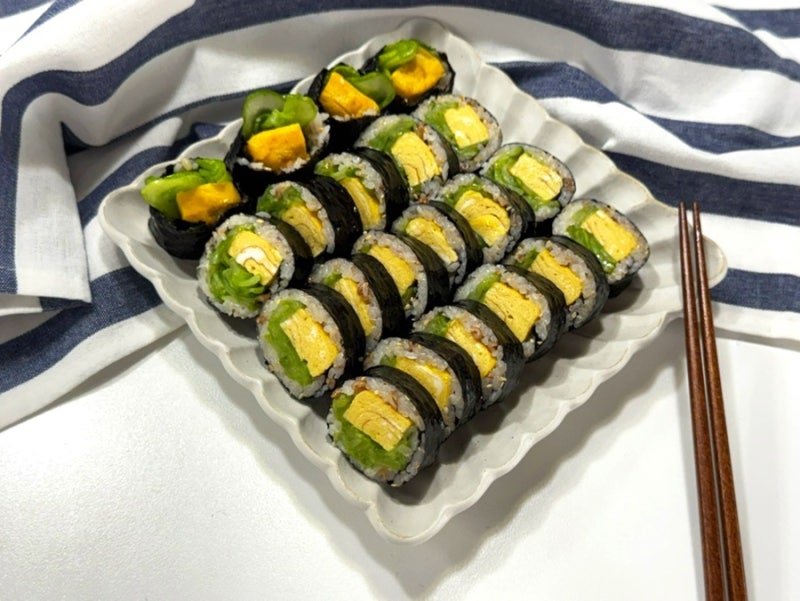 오이김밥 만드는법 다이어트 오이 계란 김밥 만들기 <오이 김밥....