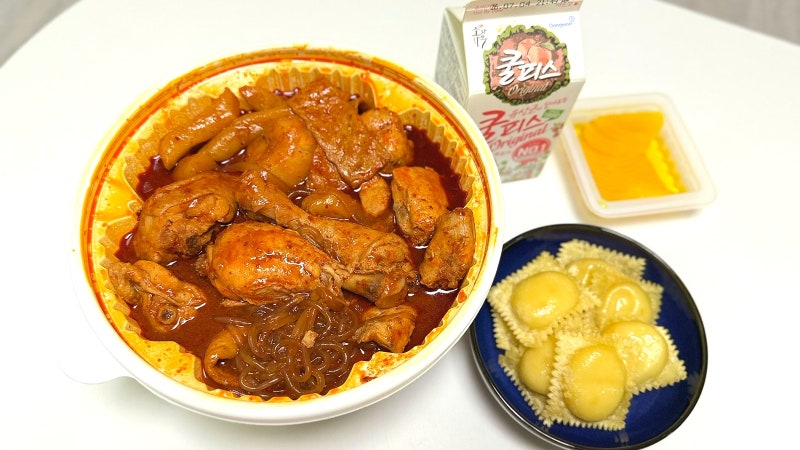 [배달] 동대문엽기떡볶이 엽기닭볶음탕 솔직 후기 - 숨겨진 인기 메뉴! 엽닭 덜매운맛, 당면....