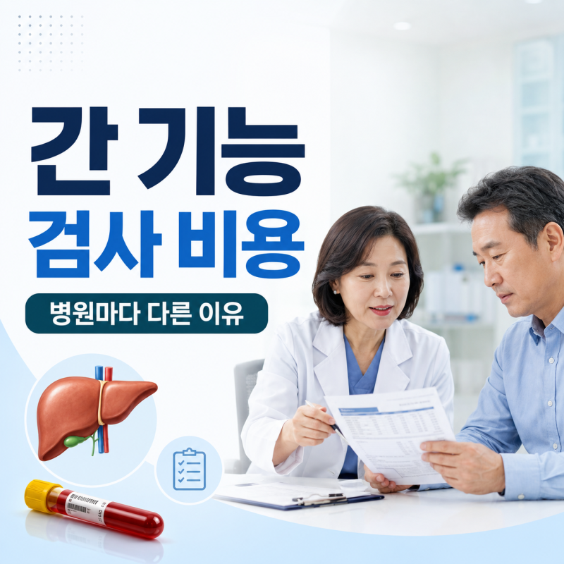 간 기능 검사 비용 병원마다 다른 이유