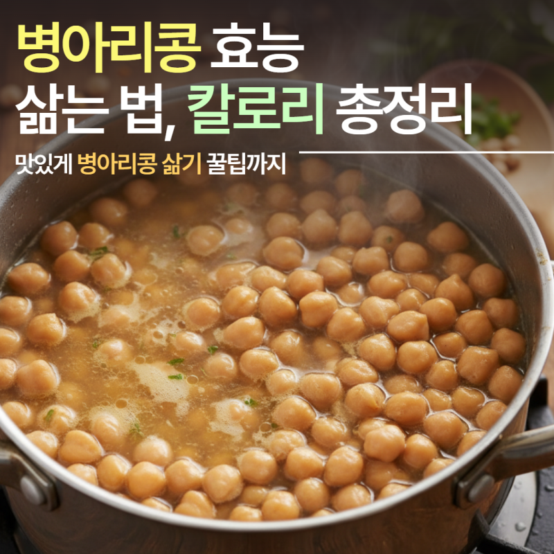 병아리콩효능ㅣ맛있게 병아리콩 삶기 꿀팁 칼로리까지 총정리