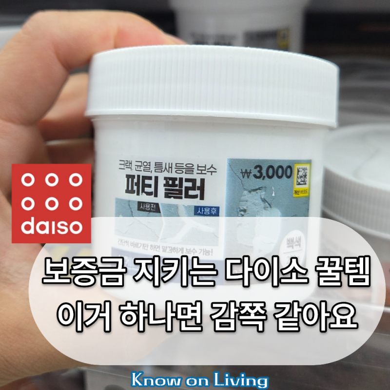 집주인도 모르게 감쪽같이 고치는 다이소 DIY 추천템