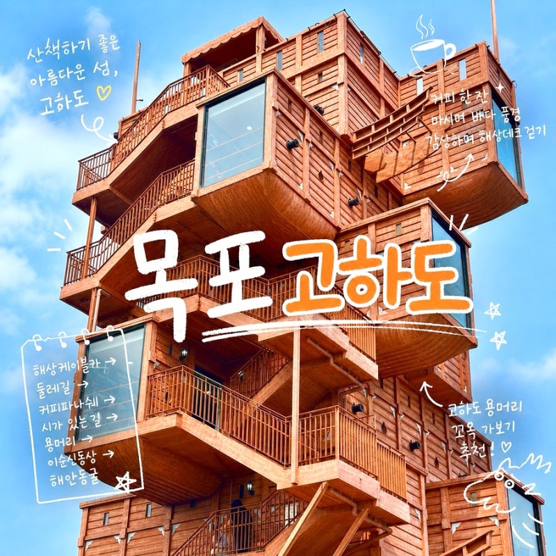 Mokpo Attractions: Gohado Observatory Cafe, Yongmeori, Dokbak Tour