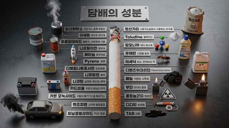 "당신의 담배 연기, 사랑하는 가족의 심장을 멈추고 당신의 폐를 실시간으로 녹여냅니다" 3차....