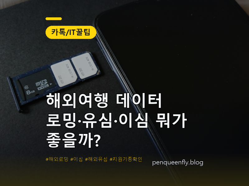 해외여행 데이터, 로밍·유심·이심 뭐가 좋을까? | 이심(eSIM) 지원 기종 확인법 + 상황별 선택 ....