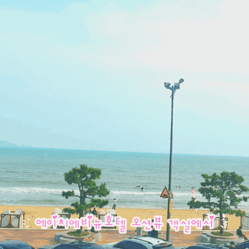 부산 송정해수욕장 앞 에이치에비뉴호텔, 오션뷰 객실 후기