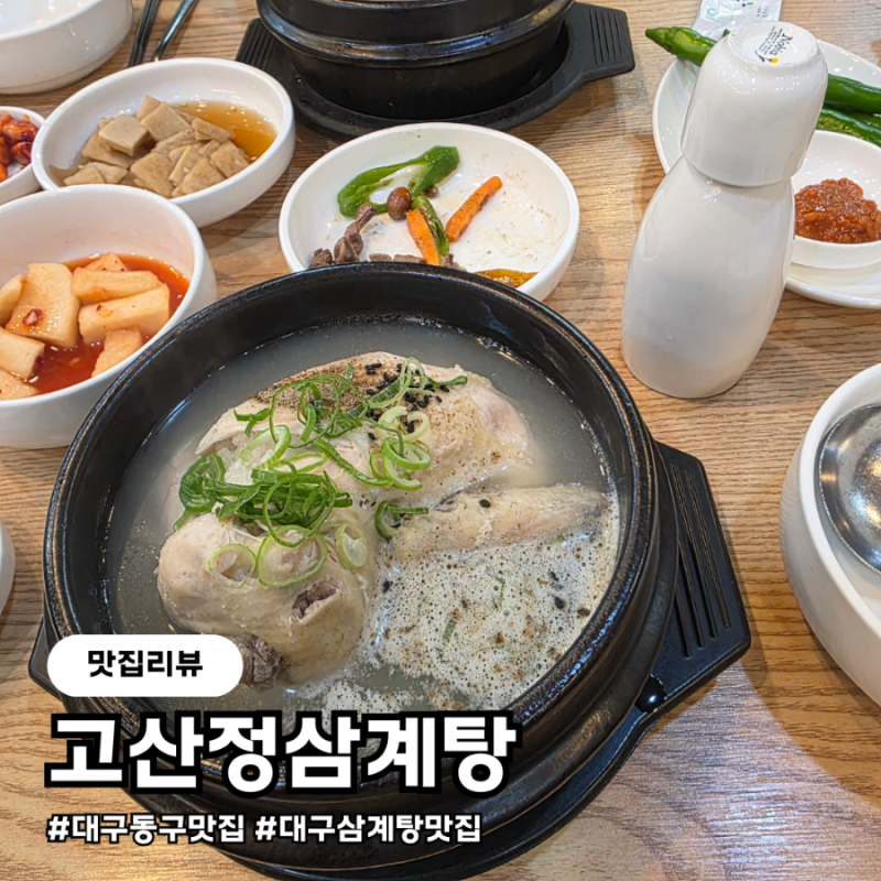 대구 동구 맛집 고산정삼계탕 여름마다 찾는 삼계탕 맛집