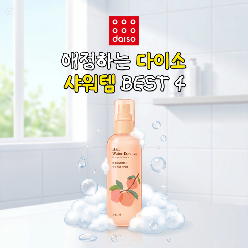 20대 MZ 여성의 다이소 헤어 바디 내돈내산 추천템