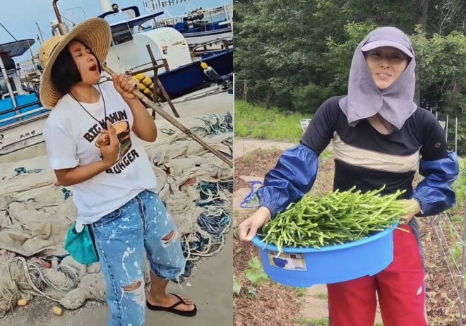 10년간 농사 짓던 가수 마야, 밀짚모자 쓰고 전한 놀라운 근황