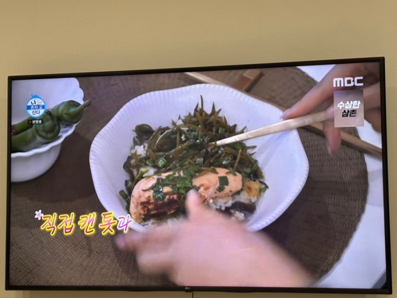 나혼산 소녀시대 유리 제주도 살이 보다가 꽂힌 톳밥