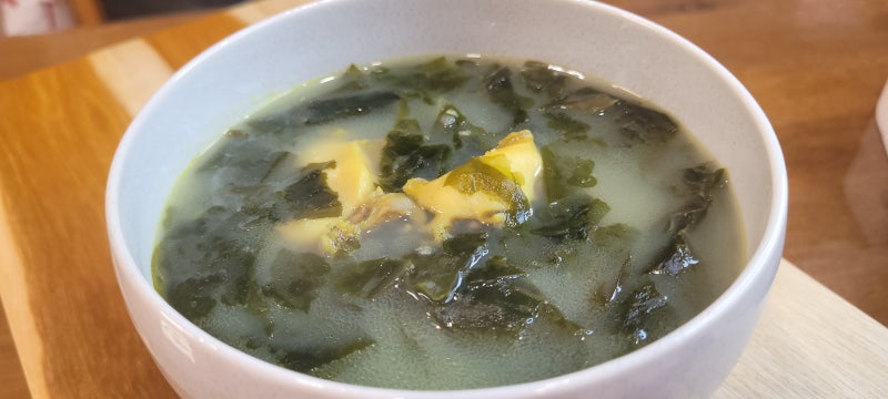 전복미역국 끓이는법, 저압냄비 뽀얀 국물 비법